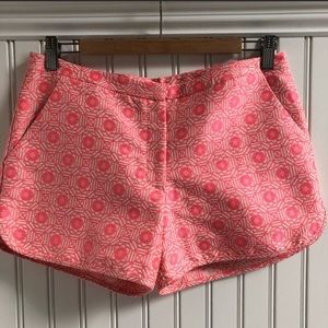 Tobi Pink Jacquard Shorts NWOT